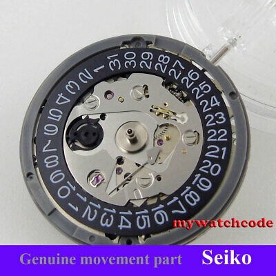 Japan Nh35 Nh35a Automatic Watch Movement Brand New Black Date Window 24 Jewels