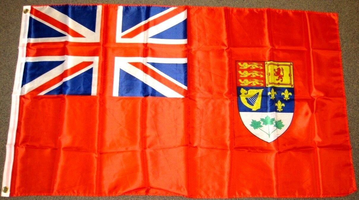Old Canada Red Ensign Pre 1965 Canadian Naval Flag F954