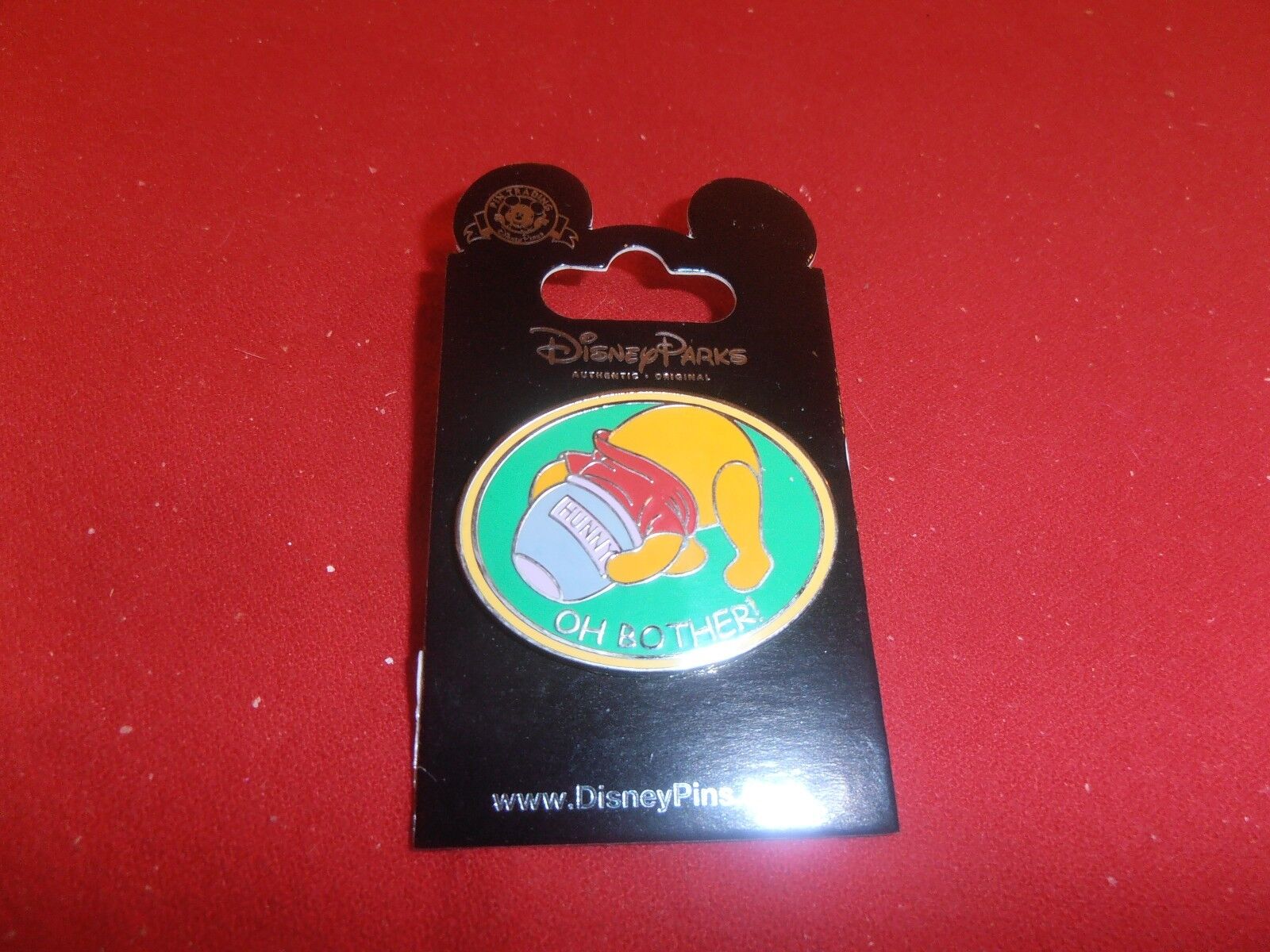 1 Disney Pin Winnie The Pooh Oh Bother  New On Card As Shown. Lot O