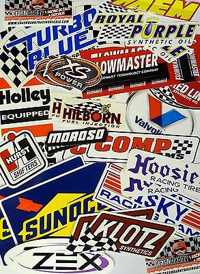Racing Decals Sticker Lot Set 26+ In Pairs Grab Bag Race Cars Toolboxes Random