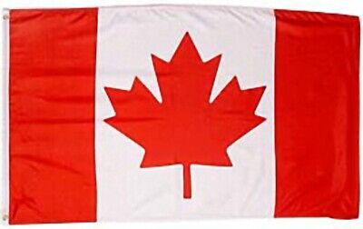 Huge 3' X 5' High Quality Canadian Flag - Free Usa Shipping