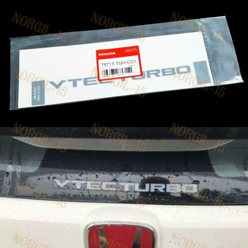 For Oem Cdm Vtec Turbo Decal Sticker Honda Civic Ctr Type R Fk8 2017-2019 1pcs