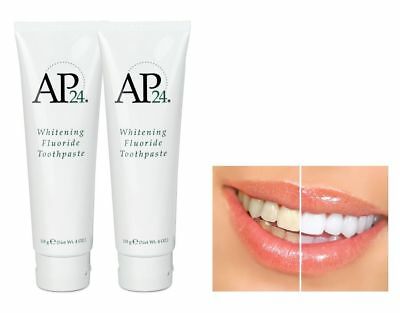 2x Nu Skin Ap-24 Nuskin Ap24 Whitening Fluoride Toothpaste Authentic 110g 4oz