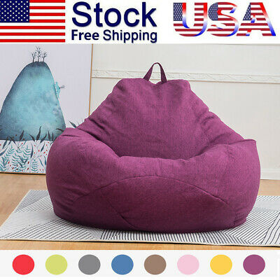 Extra Large Bean Bag Chair Sofa Cover Indoor/outdoor Game Seat Couch Lazy Bags