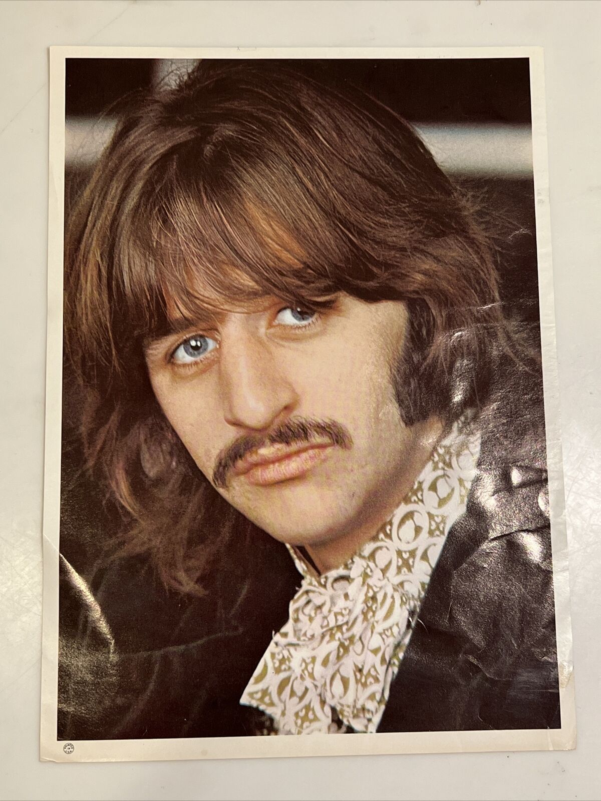 Original 1968 Beatles White Album - Ringo Star Photo - Printed Usa