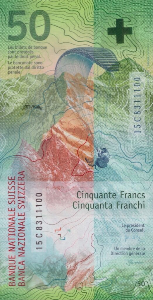 Switzerland 50 Francs 2016 P-new Unc