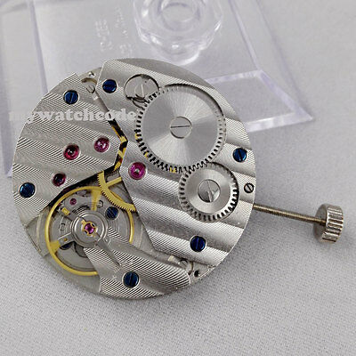 17 Jewels 6497 Mechanical Hand Winding Mens Classic Vintage Watch Movement M02